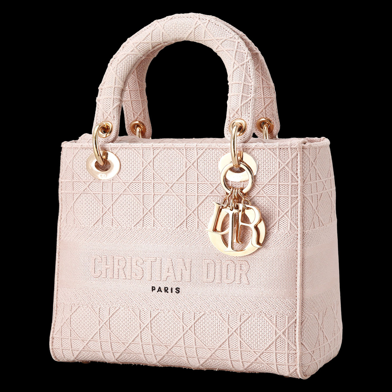 CHRISTIAN DIOR(USED)크리스찬 디올 LADY D-LITE 미디엄 백